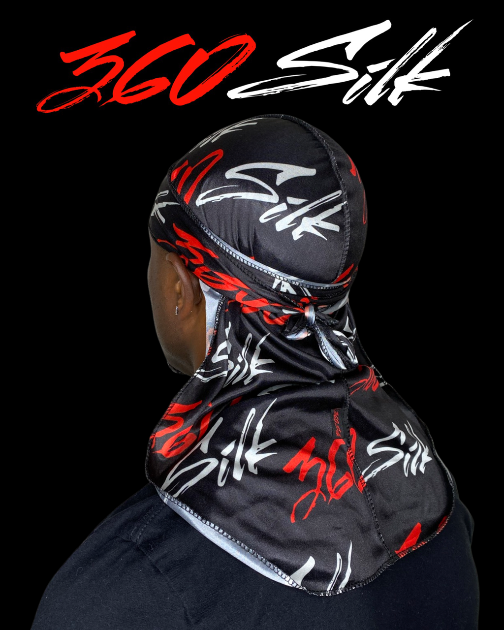 360 Silk Signature Durag (Black)