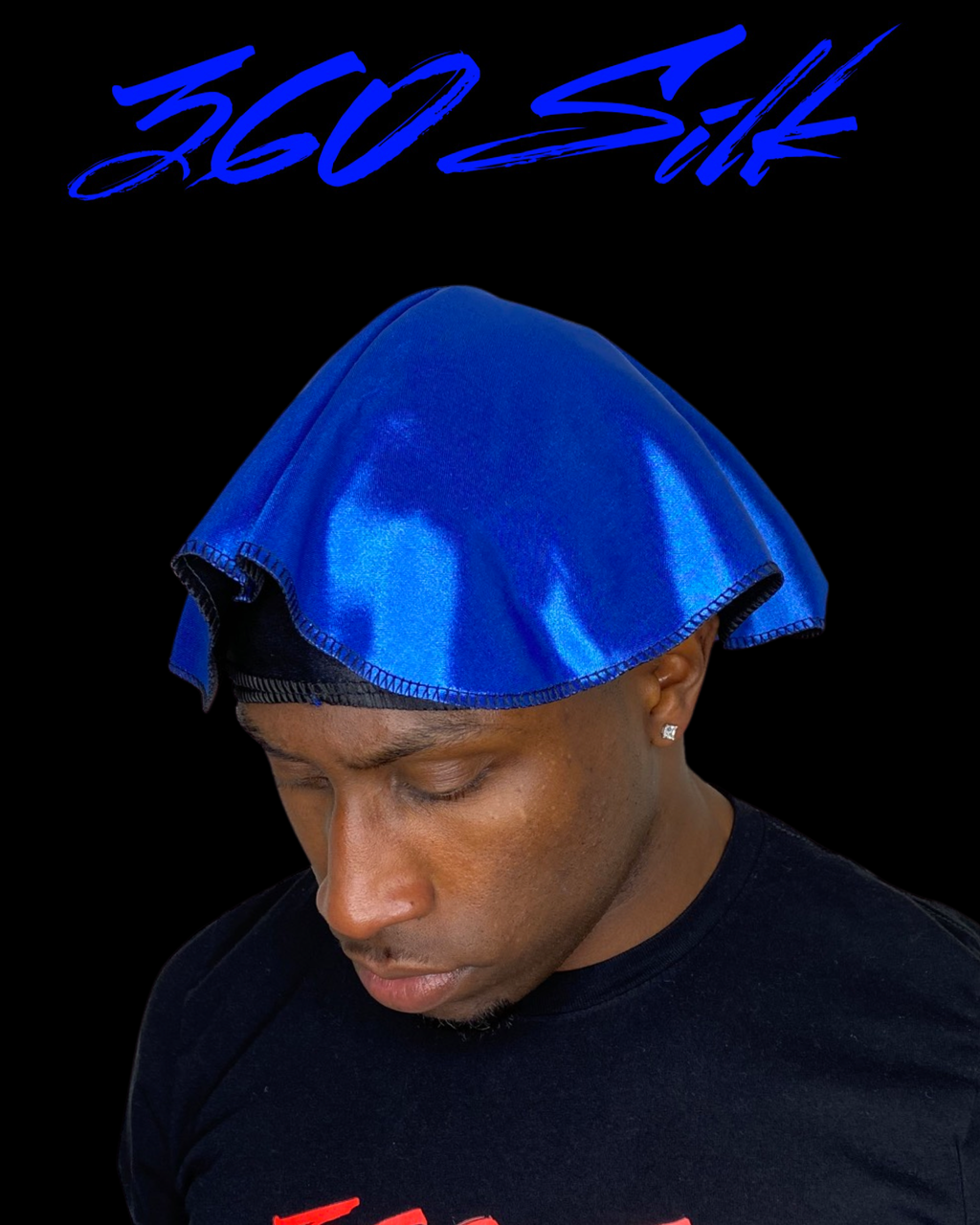 360 Silk “Blue Bottom” Silky Durag (Double Layered)