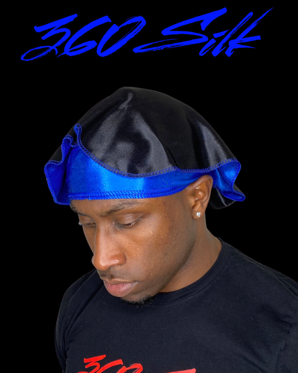 360 Silk “Royal Blue” Silky Durag (Double Layered)